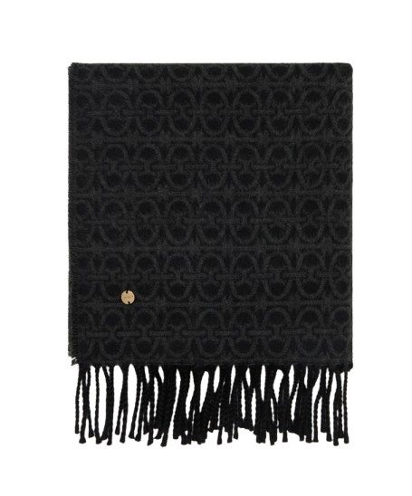 Coccinelle Monogram Sciarpa Multi Noir