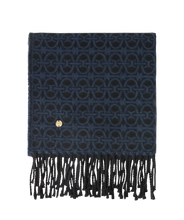 Carica l&#39;immagine nel visualizzatore di Gallery, Coccinelle Monogram Sciarpa Multi Blu Denim
