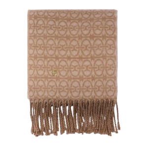 Coccinelle Monogram Sciarpa Multi Lambsk.Wh
