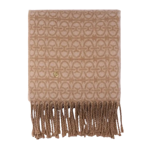 Coccinelle Monogram Sciarpa Multi Lambsk.Wh