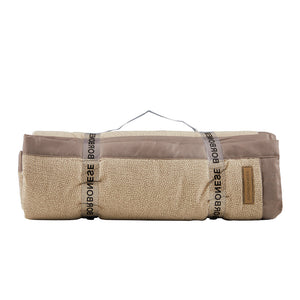 Borbonese Home Plaid Plaid di cotone OPLA’ Tortora