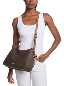 Micheal Kors Nolita Media Con Logo Bronzo Ghianda