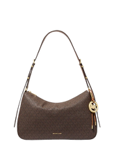 Carica l&#39;immagine nel visualizzatore di Gallery, Micheal Kors Nolita Media Con Logo Bronzo Ghianda
