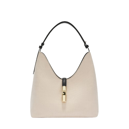 Furla Goccia A Spalla M Naturale / Nero