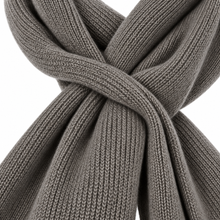 Carica l'immagine nel visualizzatore di Gallery, Riviera Collo In Cashmere Con Asola Donna Gris2
