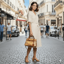 Carica l'immagine nel visualizzatore di Gallery, Alviero Martini 1^ Classe Borsa A Mano Con Tracolla (borsa di seconda mano) D032 - 6000 - STANGA Pelletteria
