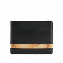 Carica l&#39;immagine nel visualizzatore di Gallery, Alviero Martini 1^ Classe Portafogli Geo Classic Medio in Pelle da Uomo Nero - STANGA Pelletteria
