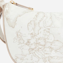 Carica l'immagine nel visualizzatore di Gallery, Alviero Martini 1^A Classe Borsa Geo Soft Tracolla a Mezzaluna Piccola Geo White S006 - STANGA Pelletteria
