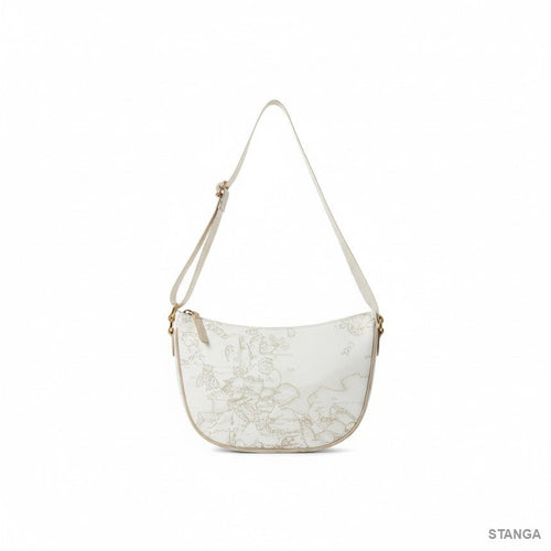 Alviero Martini 1^A Classe Borsa Geo Soft White Tracolla a Mezzaluna Piccola S006 - STANGA Pelletteria
