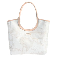 Carica l'immagine nel visualizzatore di Gallery, Alviero Martini 1^A Classe Borsa Shopping Sagomata Geo White - STANGA Pelletteria

