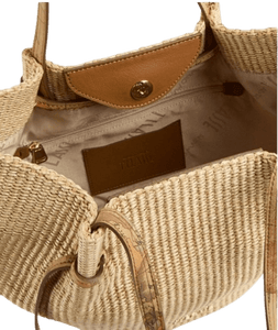 Alviero Martini 1^A Classe Geo Bambù Shopping Naturale - STANGA Pelletteria