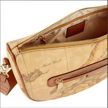 Carica l&#39;immagine nel visualizzatore di Gallery, Alviero Martini 1^A Classe Geo Classic Borsa A Tracolla Mezzaluna E055 - STANGA Pelletteria
