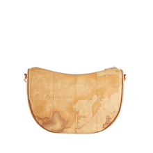Carica l&#39;immagine nel visualizzatore di Gallery, Alviero Martini 1^A Classe Geo Classic Borsa A Tracolla Mezzaluna Grande - STANGA Pelletteria

