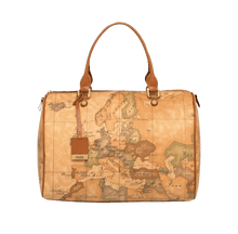 Carica l&#39;immagine nel visualizzatore di Gallery, Alviero Martini 1^A Classe Geo Classic Borsa Grande a Bauletto - STANGA Pelletteria
