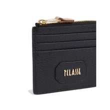 Carica l'immagine nel visualizzatore di Gallery, Alviero Martini 1^A Classe Portacarte Sierra Leather Con Zip Nero - STANGA Pelletteria
