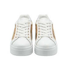 Carica l'immagine nel visualizzatore di Gallery, Alviero Martini 1^A Classe Sneakers Bianco Con Dettaglio Oro - STANGA Pelletteria

