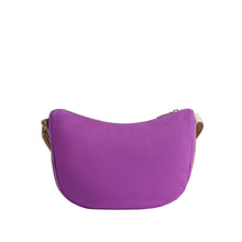 Carica l'immagine nel visualizzatore di Gallery, Alviero Martini 1^Classe Breeze Nylon Mezzaluna Piccola Viola Buganville - STANGA Pelletteria
