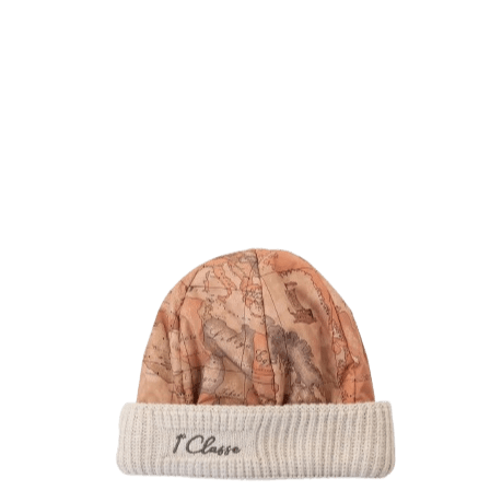 Alviero Martini 1^Classe Cuffia In Nylon Geo Classic Panna - STANGA Pelletteria