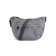 Carica l'immagine nel visualizzatore di Gallery, Alviero Martini 1^Classe Geo Soft Ranch Tracolla Mezzaluna Grande Geo Dark Grigio Scuro - STANGA Pelletteria
