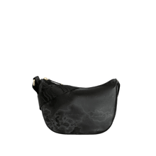 Carica l&#39;immagine nel visualizzatore di Gallery, Alviero Martini 1^Classe Geo Soft Tracolla a Mezza Luna Piccola Black - STANGA Pelletteria
