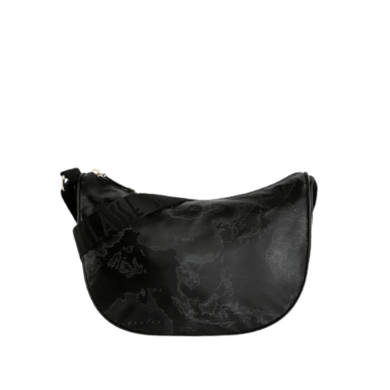Alviero Martini 1^Classe Geo Soft Tracolla a Mezzaluna Media Black - STANGA Pelletteria