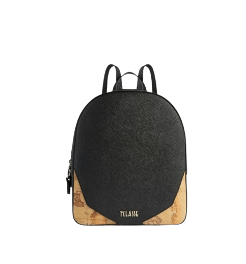 Alviero Martini 1^Classe Java City zaino doppia zip Nero - STANGA Pelletteria