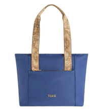 Carica l&#39;immagine nel visualizzatore di Gallery, Alviero Martini 1^Classe Nylon Eco Vibe borsa shopping Denim - STANGA Pelletteria
