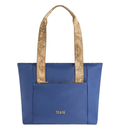 Alviero Martini 1^Classe Nylon Eco Vibe borsa shopping Denim - STANGA Pelletteria