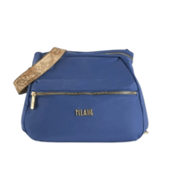 Alviero Martini 1^Classe Nylon Eco Vibe tracolla tripla portabilità Denim - STANGA Pelletteria
