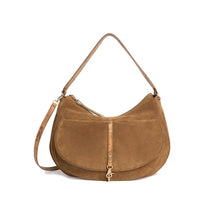 Carica l'immagine nel visualizzatore di Gallery, Alviero Martini 1^Classe Savage Leather Maxi Tracolla Con Patta Camoscio Beige - STANGA Pelletteria
