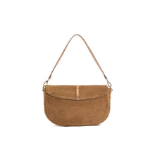 Carica l'immagine nel visualizzatore di Gallery, Alviero Martini 1^Classe Savage Leather Tracolla Con Patta Camoscio Beige - STANGA Pelletteria
