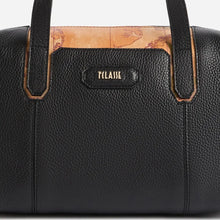 Carica l'immagine nel visualizzatore di Gallery, Alviero Martini 1^Classe Sierra Leather Bauletto Nero - STANGA Pelletteria
