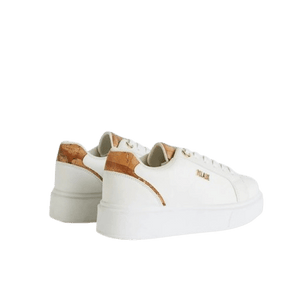 Alviero Martini 1^Classe Sneaker in eco nappa con logo 1ᴬ Classe Bianche - STANGA Pelletteria