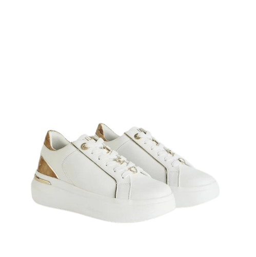 Alviero Martini 1^Classe Sneaker In Eco Nappa Con Passalacci Bianche - STANGA Pelletteria