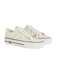 Alviero Martini 1^Classe Sneaker In Panama Geo White - STANGA Pelletteria