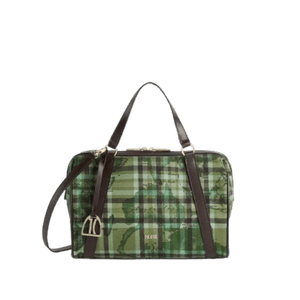 Alviero Martini 1^classe Tartan Soul Bauletto Verde Muschio - STANGA Pelletteria