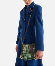 Carica l&#39;immagine nel visualizzatore di Gallery, Alviero Martini 1^classe Tartan Soul Tracolla Verde Muschio - STANGA Pelletteria
