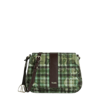 Carica l&#39;immagine nel visualizzatore di Gallery, Alviero Martini 1^classe Tartan Soul Tracolla Verde Muschio - STANGA Pelletteria
