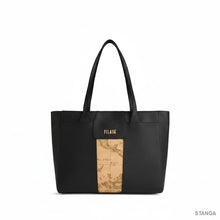 Carica l&#39;immagine nel visualizzatore di Gallery, Alviero Martini 1^Classe Windy City Shopping Grande Nero - STANGA Pelletteria
