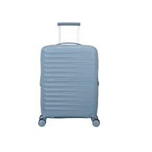Carica l'immagine nel visualizzatore di Gallery, American Tourister FastForward Trolley 55 Cm Espandibile Steel Blue - STANGA Pelletteria
