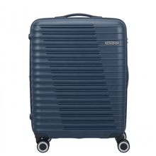 Carica l'immagine nel visualizzatore di Gallery, American Tourister Roadrush Trolley 55 cm Navy Blue - STANGA Pelletteria
