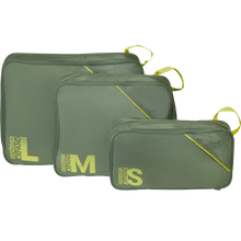 Carica l'immagine nel visualizzatore di Gallery, American Tourister Set Di 3 Packing Cubes (S - M - L) Olive/Lime - STANGA Pelletteria
