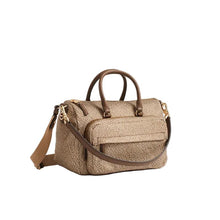Carica l'immagine nel visualizzatore di Gallery, Borbonese B-Club Bauletto Medium Beige/Marrone - STANGA Pelletteria
