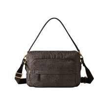 Carica l'immagine nel visualizzatore di Gallery, Borbonese B-Club Camera Case Medium Catrame - STANGA Pelletteria
