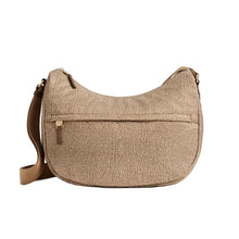 Carica l'immagine nel visualizzatore di Gallery, Borbonese B-Club Luna Bag Medium Beige/Marrone - STANGA Pelletteria
