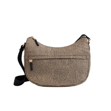Carica l'immagine nel visualizzatore di Gallery, Borbonese B-Club Luna Bag Middle Op Naturale/Nero - STANGA Pelletteria
