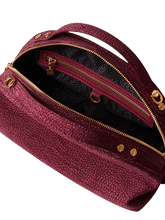 Carica l&#39;immagine nel visualizzatore di Gallery, Borbonese Bauletto Sexi S Camoscio Merlot - STANGA Pelletteria
