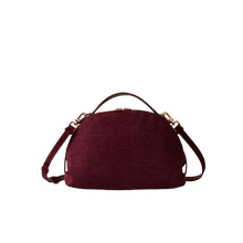 Carica l&#39;immagine nel visualizzatore di Gallery, Borbonese Bauletto Sexi S Camoscio Merlot - STANGA Pelletteria
