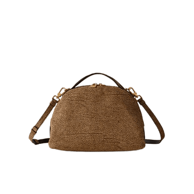 Borbonese Bauletto Sexi S Camoscio Op Naturale - STANGA Pelletteria