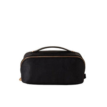 Carica l'immagine nel visualizzatore di Gallery, Borbonese Beauty Case Con Maniglia Dark Black - STANGA Pelletteria
